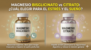 Magnesio Bisglicinato vs Citrato Cuál elegir para el estrés y el sueño