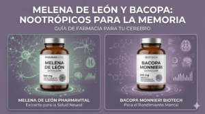 Melena de León y Bacopa Nootrópicos de farmacia para la memoria