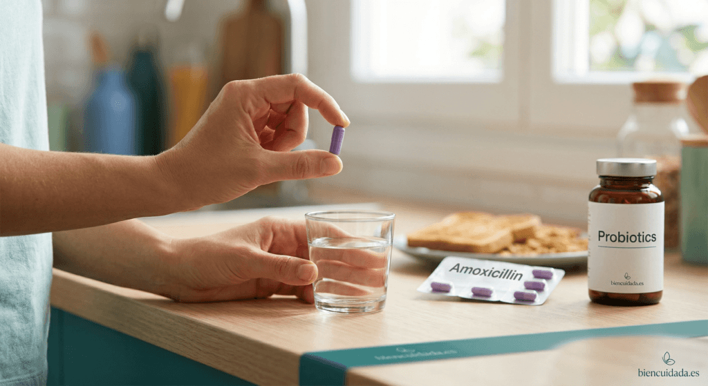 omeprazol y antibiótico